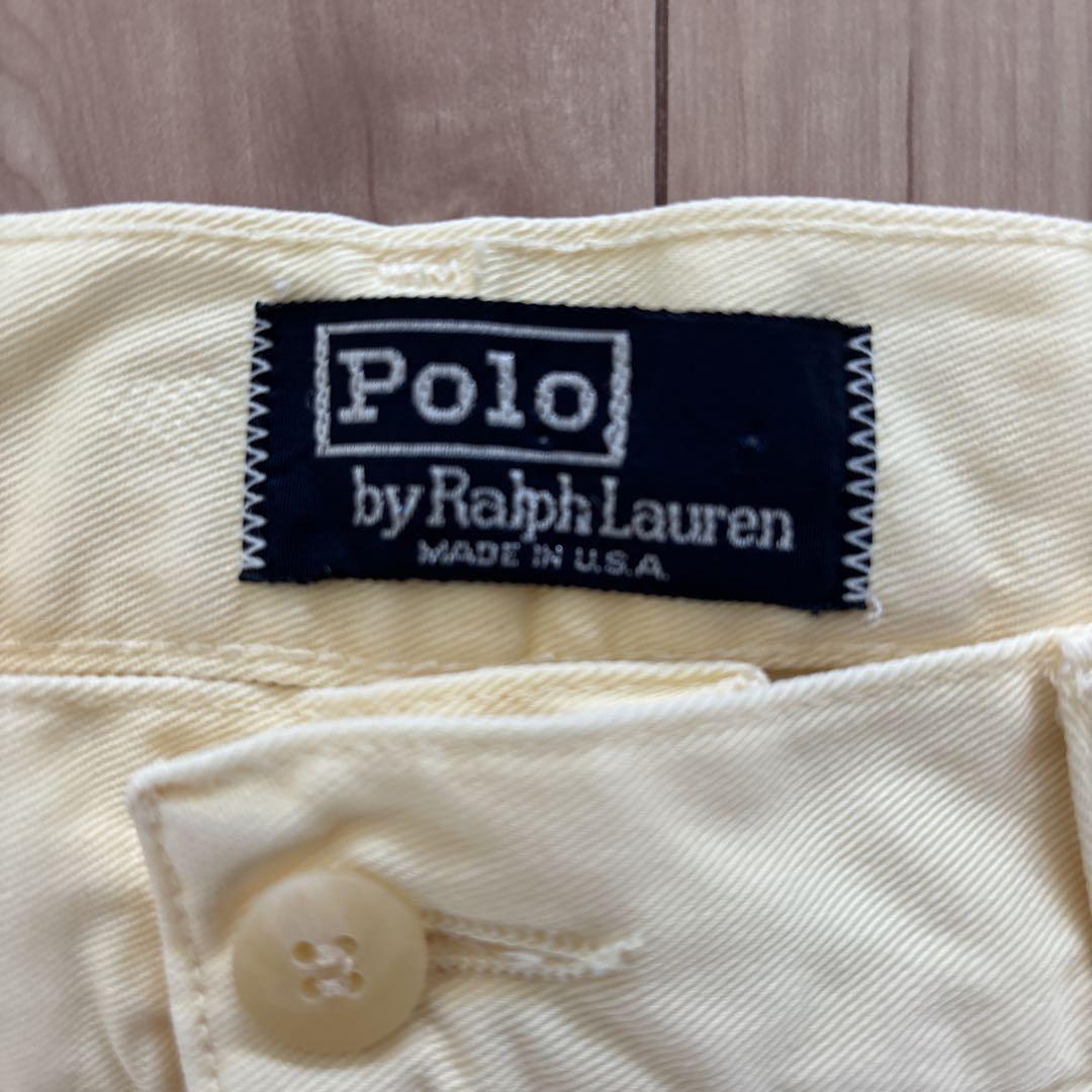 USA製　90s POLO Ralph Lauren ポロチノショーツ