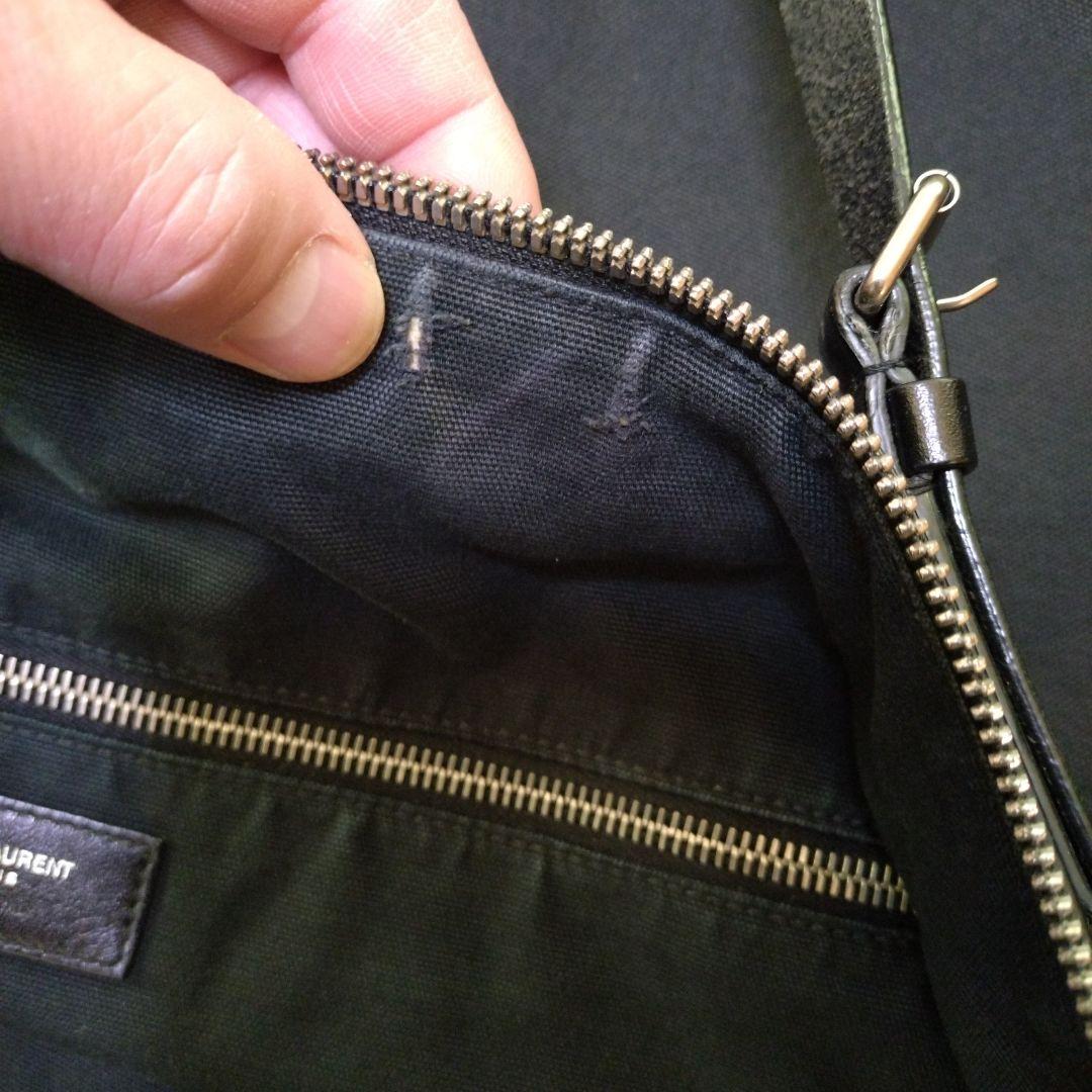 SAINTLAURENT IDコンバーチブル　2wayキャンバス素材トートバッグ