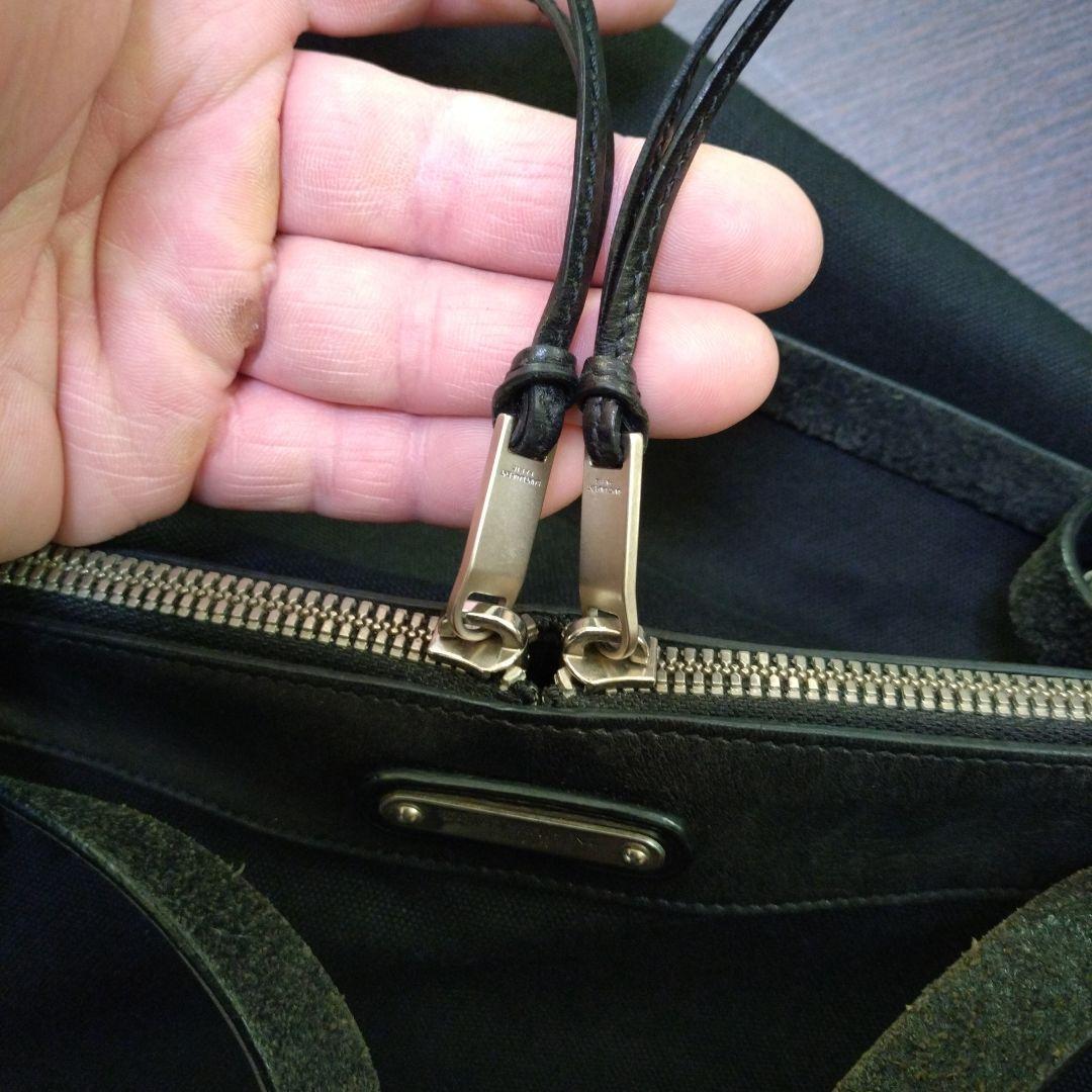 SAINTLAURENT IDコンバーチブル　2wayキャンバス素材トートバッグ