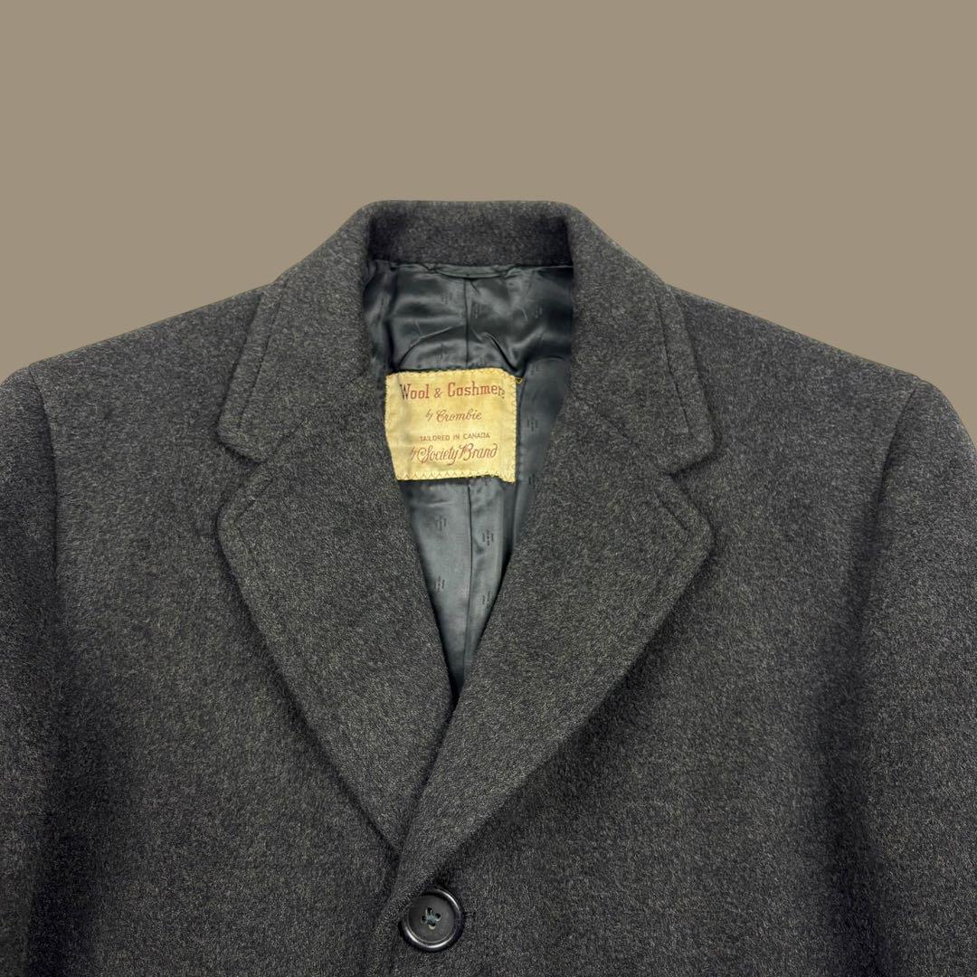 60s Morgan'sウールカシミヤ クロンビーコート ユニオンチケット付き