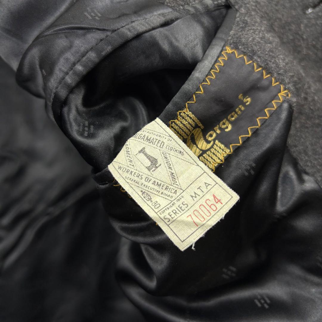 60s Morgan'sウールカシミヤ クロンビーコート ユニオンチケット付き