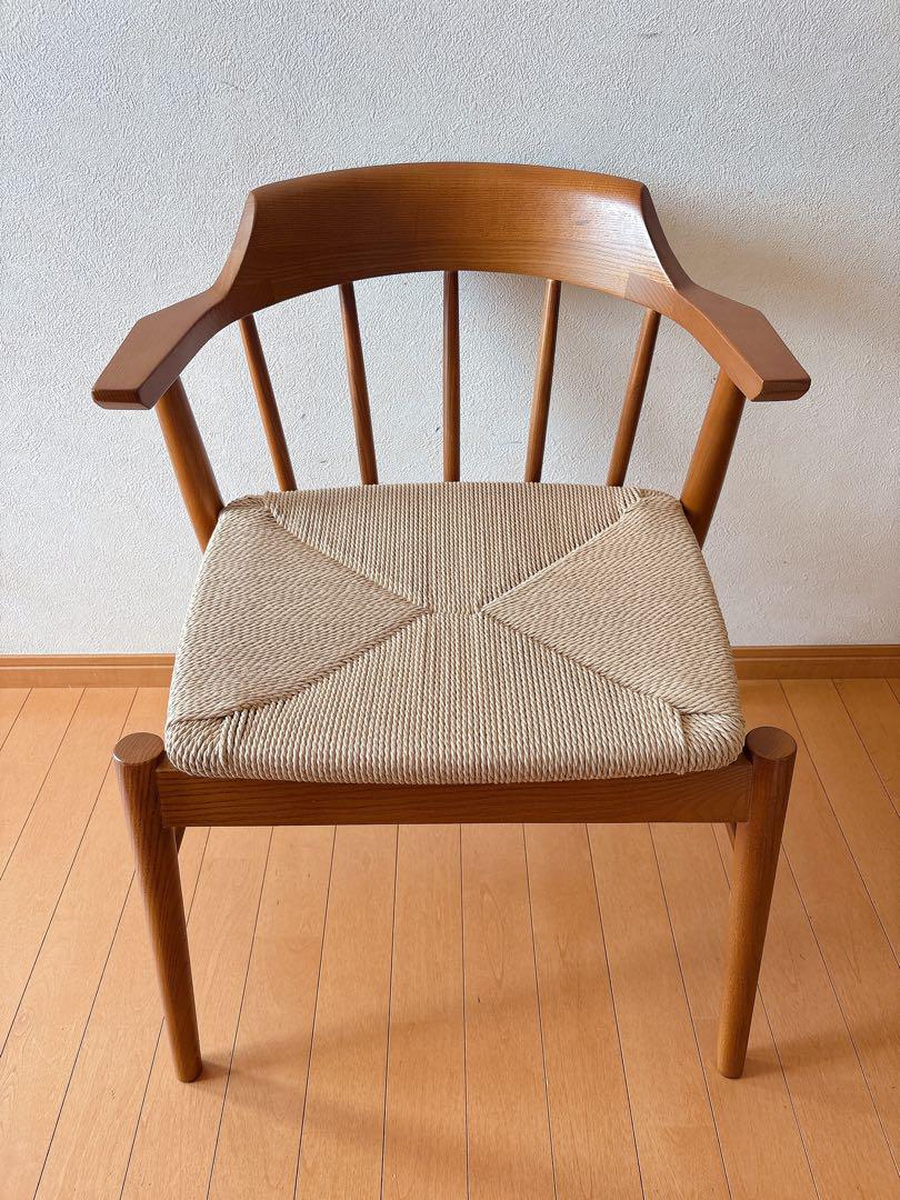 ペーパーコードチェア 北欧デザイン　ブラウン　訳ありリプロダクト品　 椅子　イス