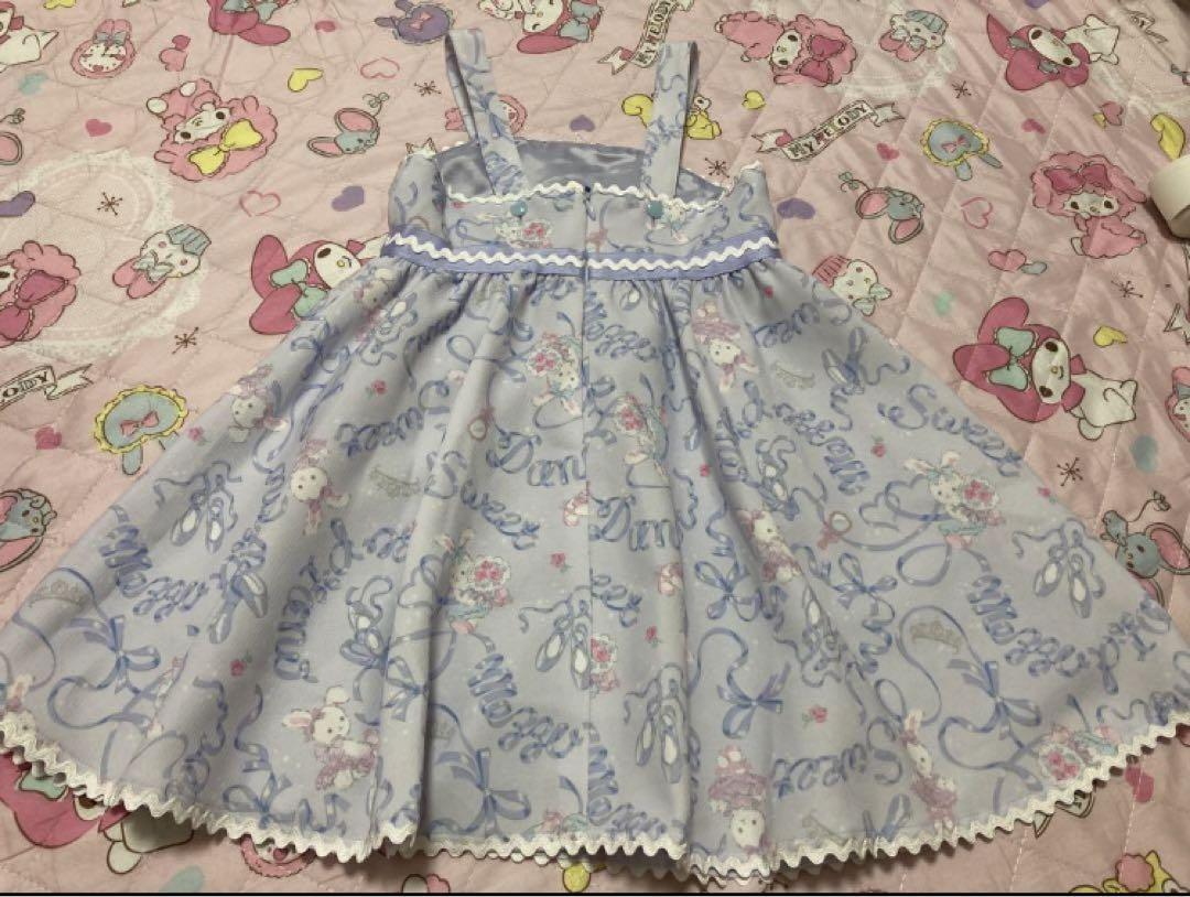 2時間限定値下げ　新品　メゾピアノ　うさちゃんワンピース　120サイズ