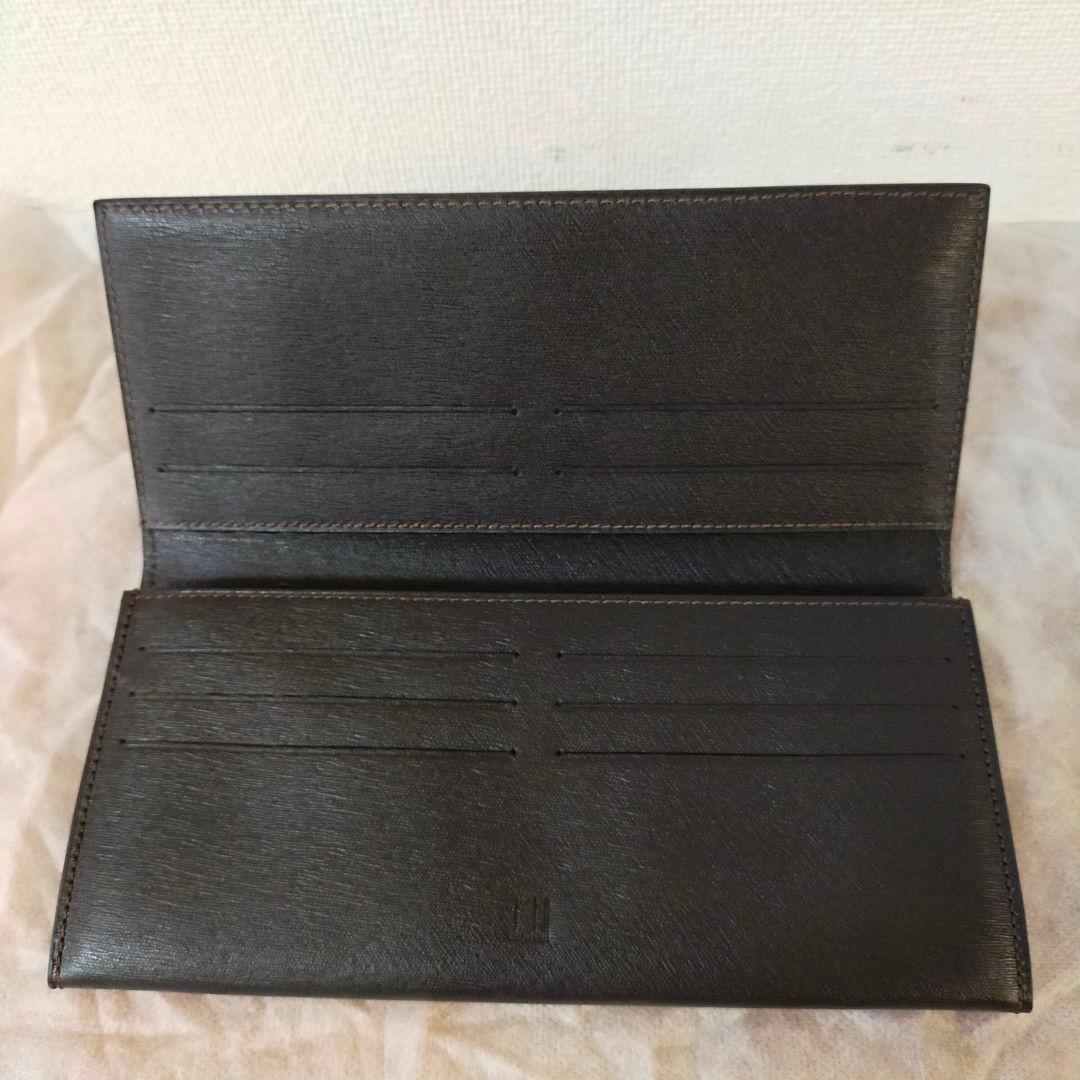 未使用品　dunhill　カーフレザー　ロングウォレット　長財布
