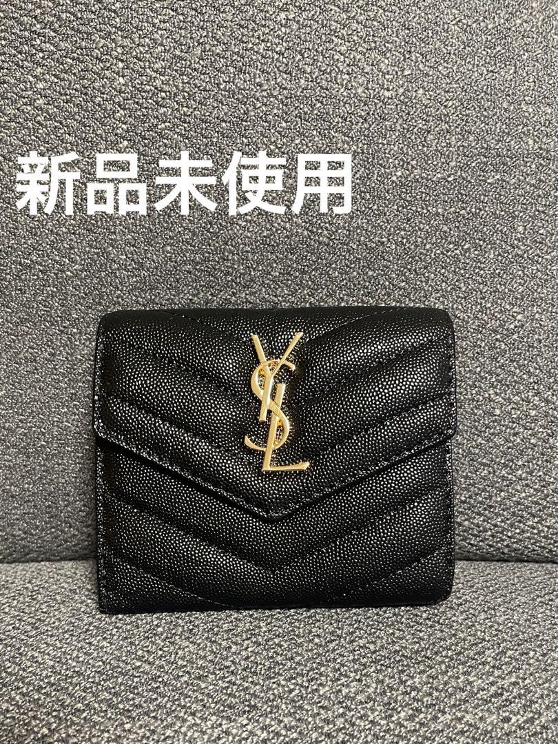 サンローランモノグラムコンパクトスリーフォールドウォレット サンローラン モノグラム コンパクト スリーフォールド ウォレット