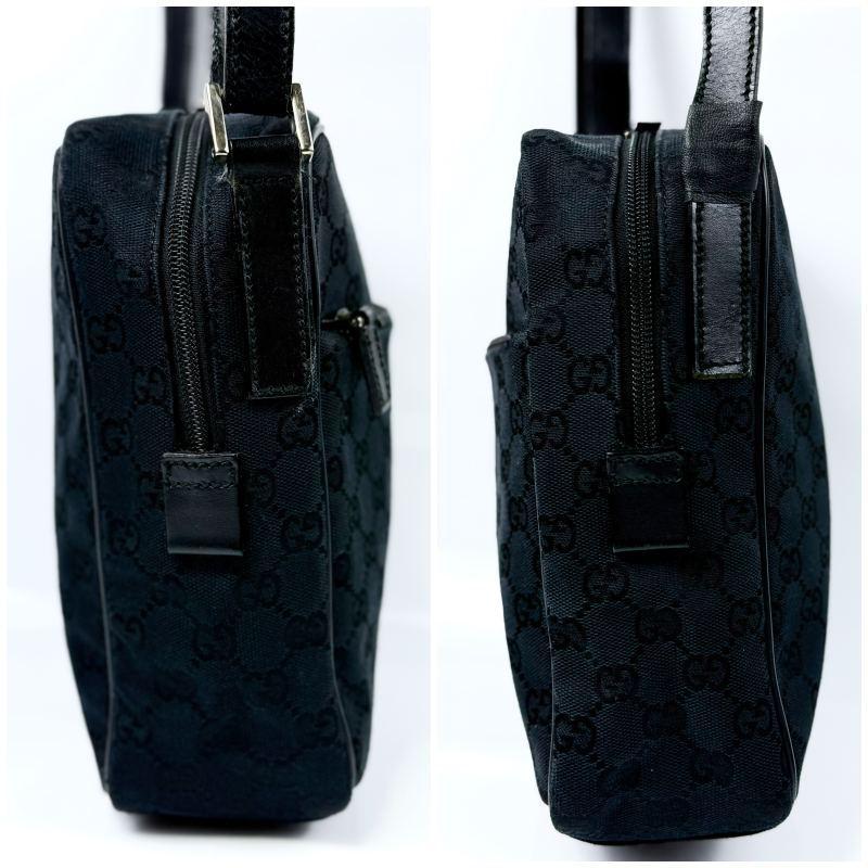 GUCCI ブラック GGパターン ショルダーバッグ メンズ グッチ GUCCI ブラック GGパターン ショルダーバッグ メンズ グッチ
