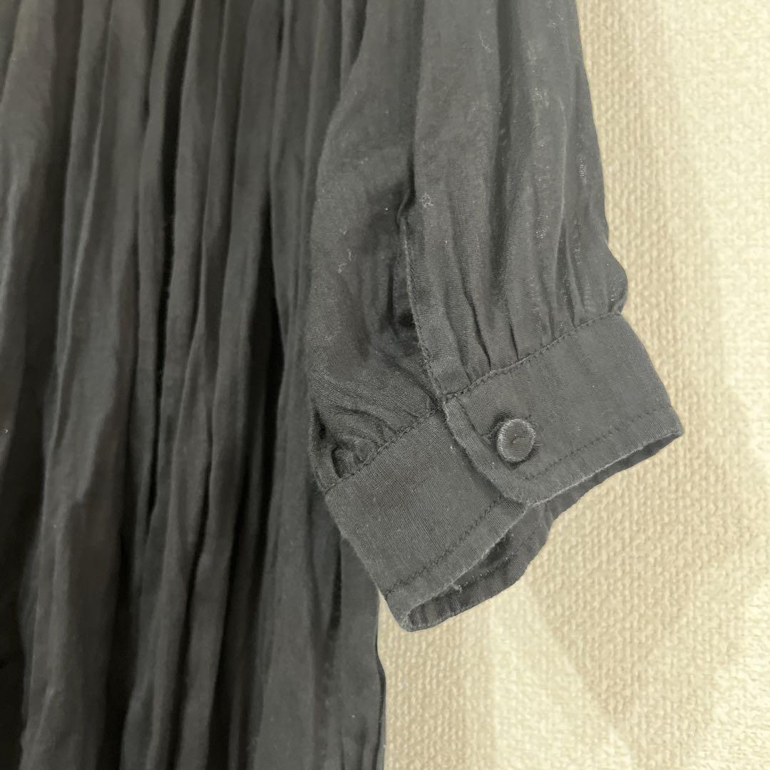 maison de soil コットンシルク ボックスプリーツチュニック 在庫 処分 セール 通販ファッション - maison de soil コットン