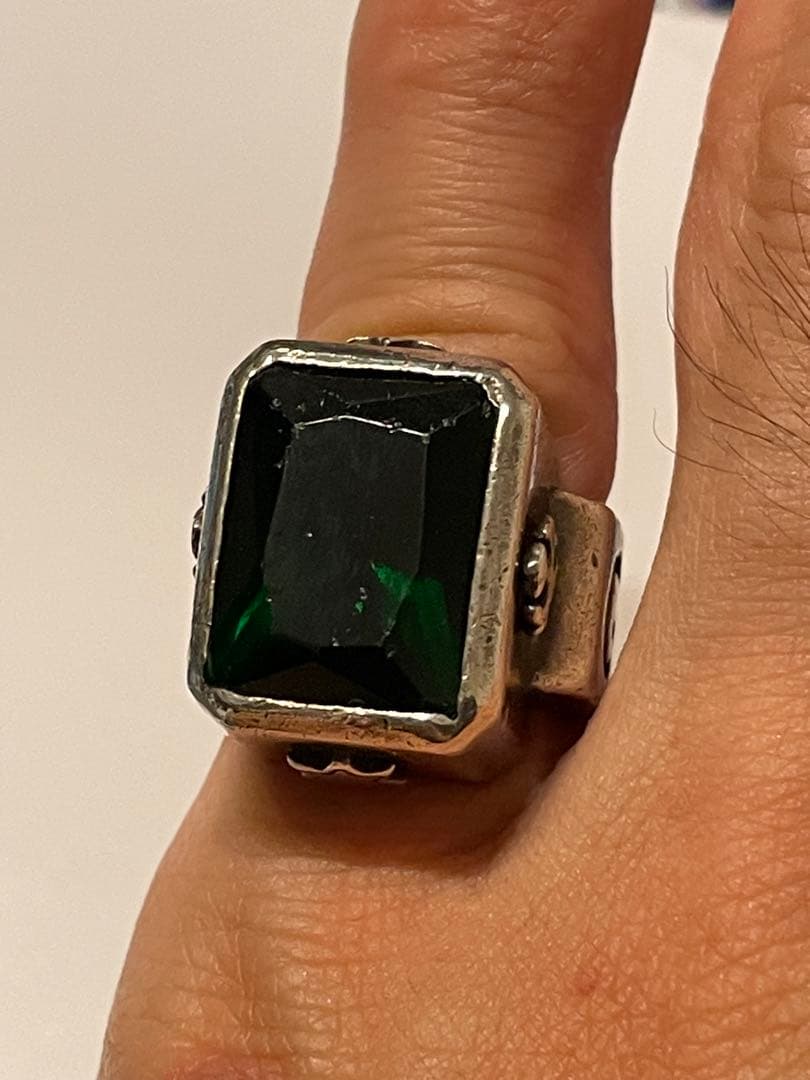 ★【希少】ロイヤルオーダー　GOD リング　グリーン　9号★