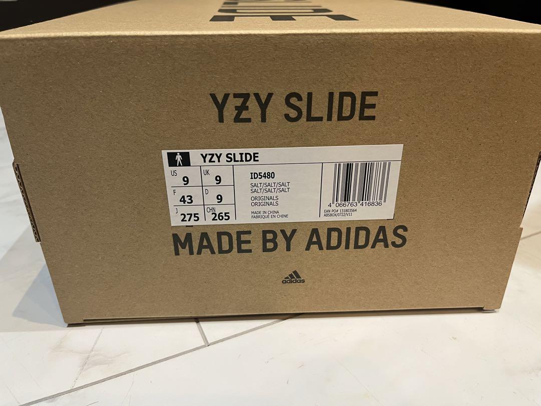 adidas yeezy slide salt 27.5 アディダス イージー