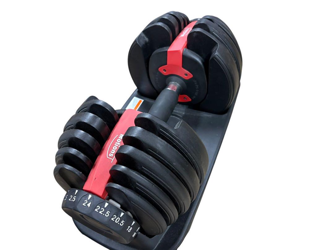 Motionsダイヤル式可変式ダンベル24Kg 2.5Kg〜24Kg ①