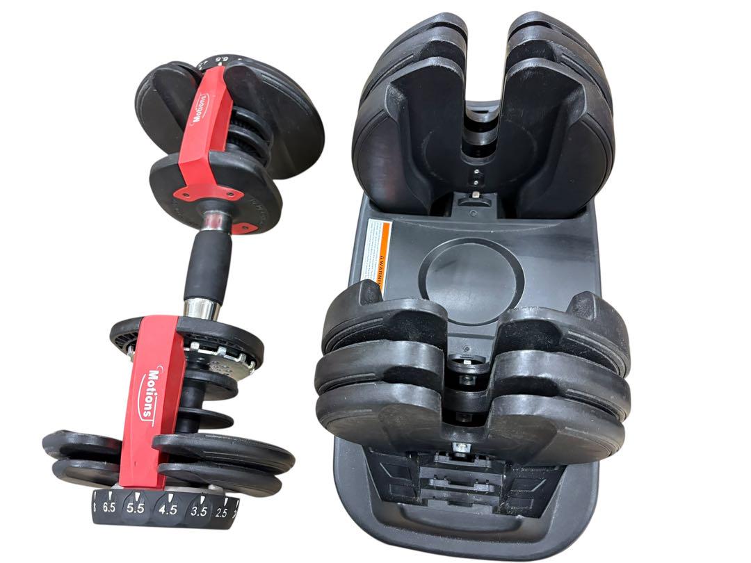 Motionsダイヤル式可変式ダンベル24Kg 2.5Kg〜24Kg ①