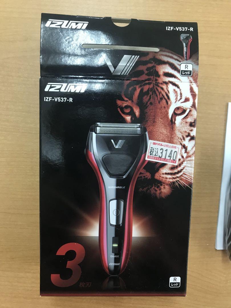 イズミ IZF-V537 メンズシェーバー S-DRIVE R（レッド）