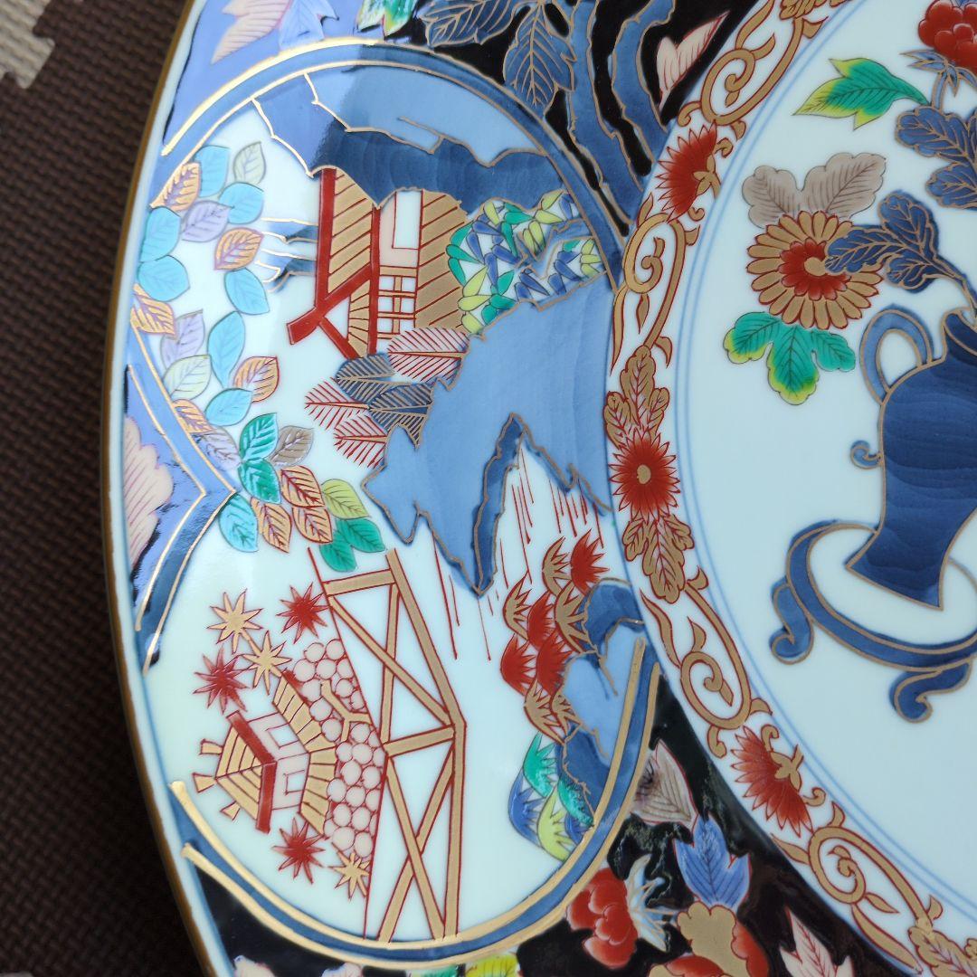 有田焼 飾皿45cm 哲山作 - メルカリ