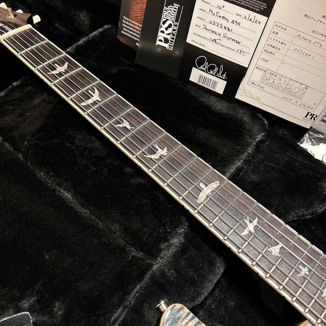 ギター PRS USA McCarty 594 Faded Whale Blue