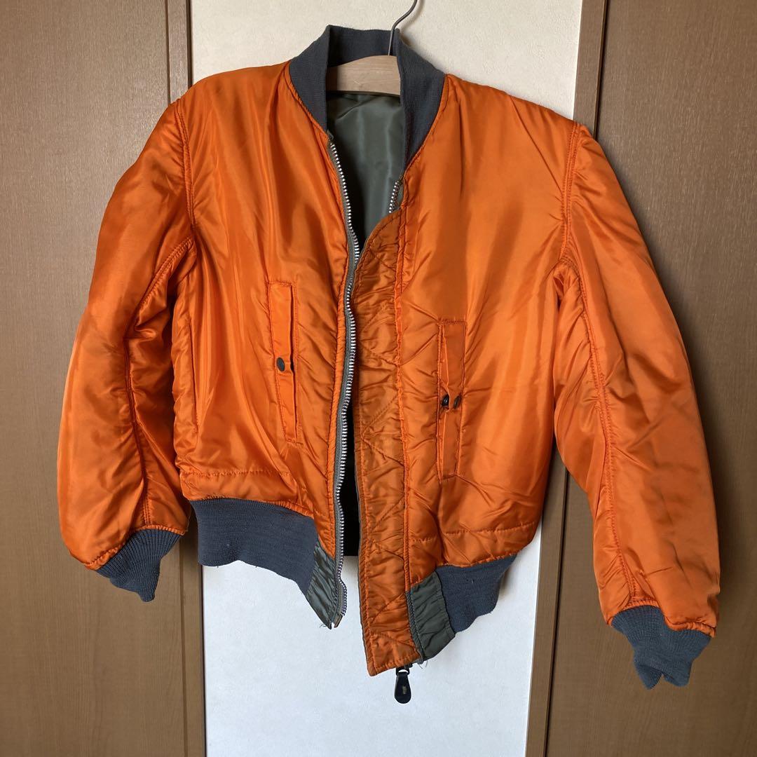 80's USA製 alpha アルファ MA-1 フライトジャケット
