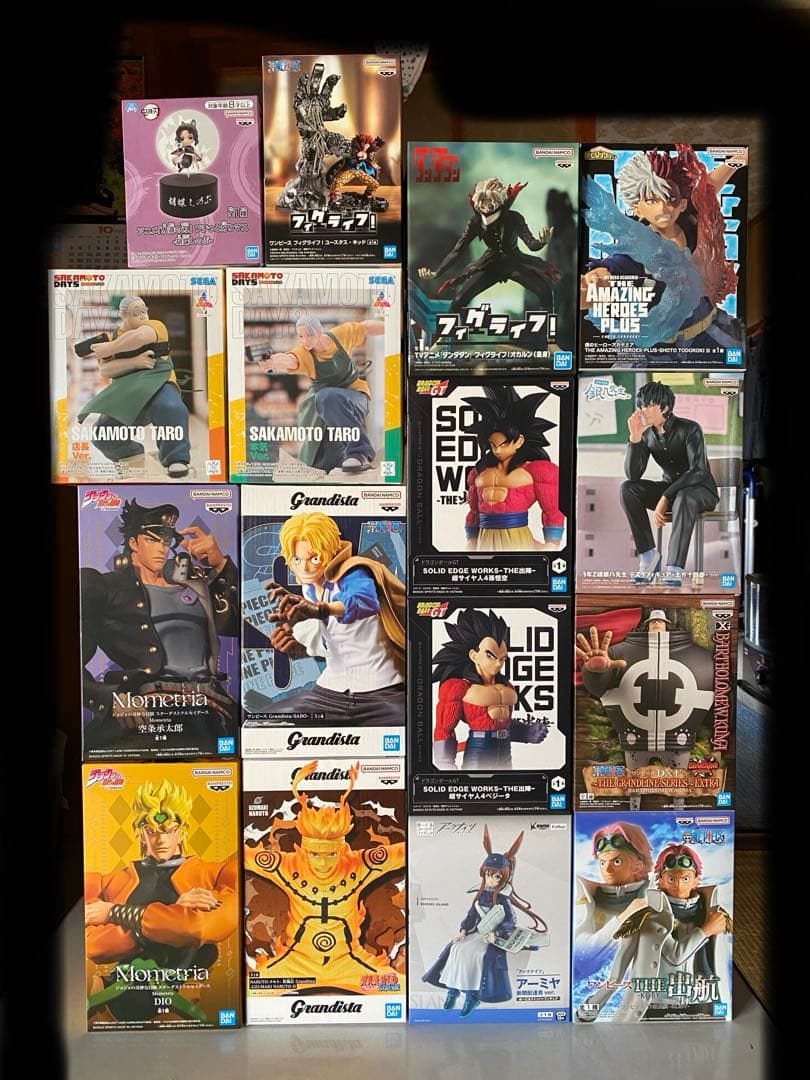 【匿名配送】プライズフィギュアまとめ売り16点‼️ワンピ　ジョジョ　DB 新作