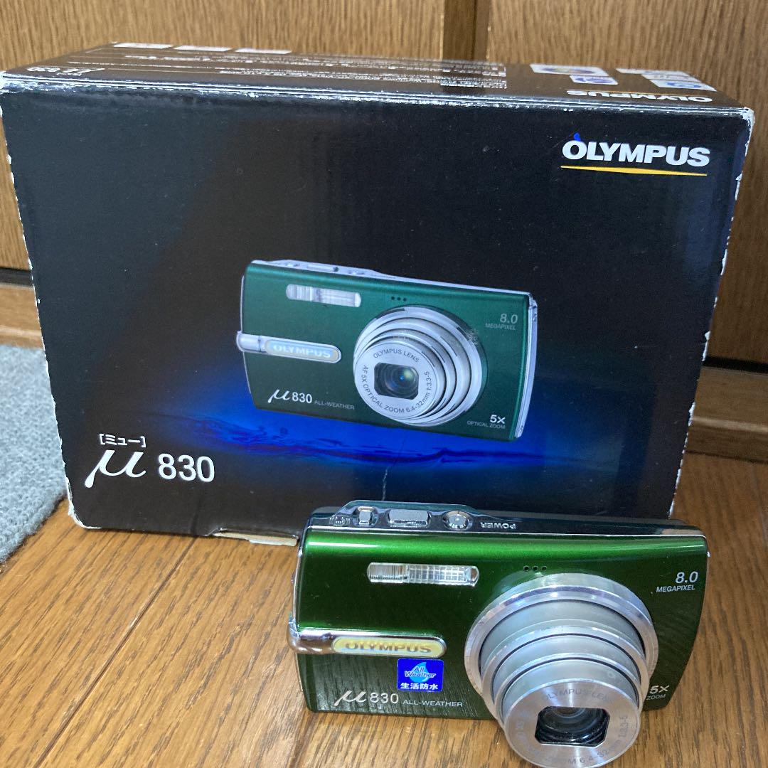 人気の贈り物が OLYMPUS ミュー830 ブリティッシュグリーン デジタル