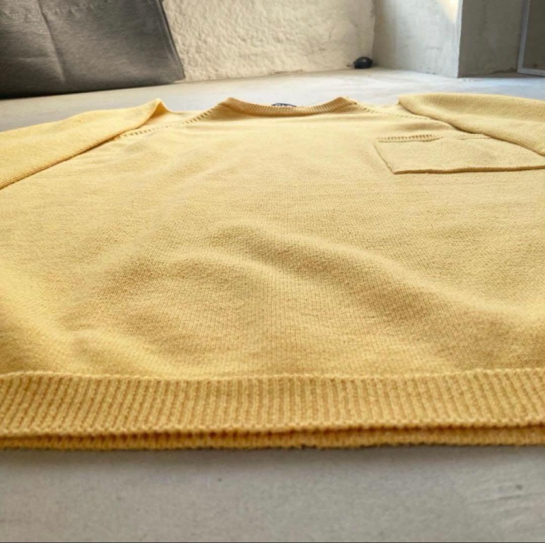 (希少)OLD GAP ラグランコットンニット 90s香港製オールドギャップ (希少)OLD GAP ラグランコットンニット 90s香港製オールドギャップ