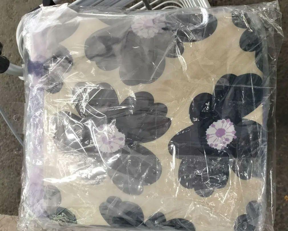 美品！ユーバ産業 アルミワイヤーカート ショッピングカート 花柄 シニア