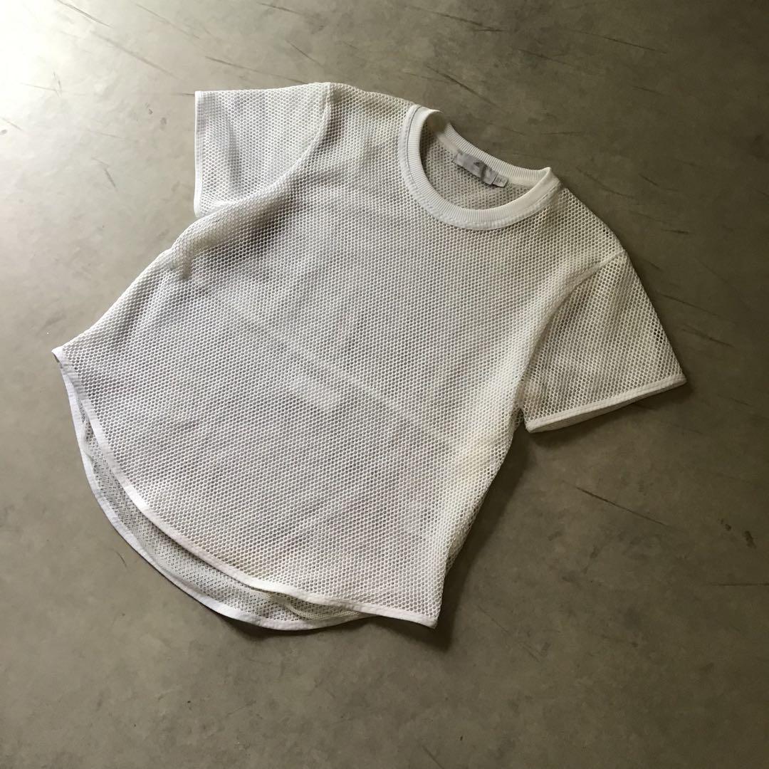 【希少】adidas Stella McCartney Tシャツ　メッシュ