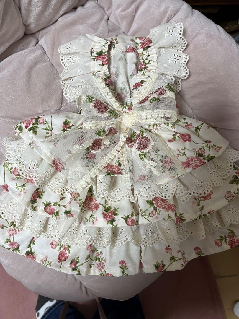 めぐみのこ犬服ハンドメイドワンピース