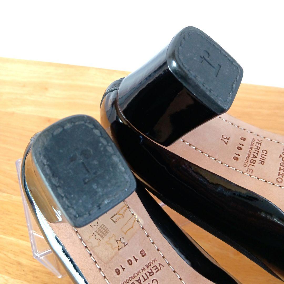 美品◆repetto レペット　カミーユ　バレエシューズ　パンプス　ヒール　37