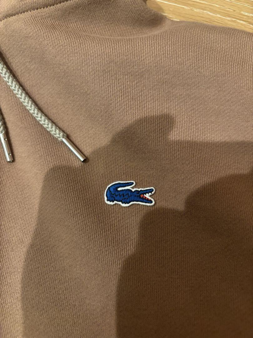 LACOSTE ラコステ パーカー ships別注 青ワニ 茶色 5 Lサイズ