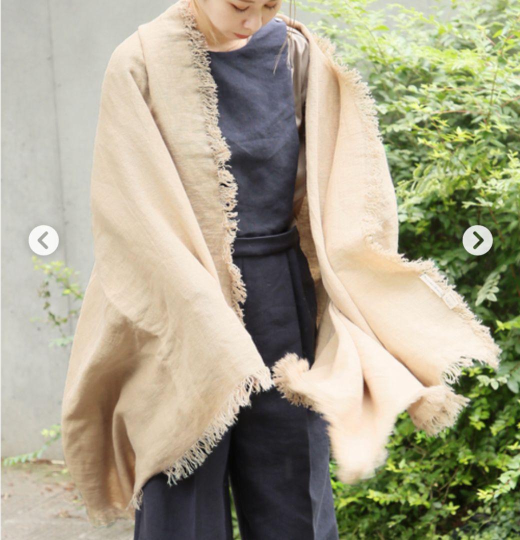 ASAUCE MÉLER ベージュ リネンストール ASAUCE MELER】オーガニックリネンストール | Whim Gazette