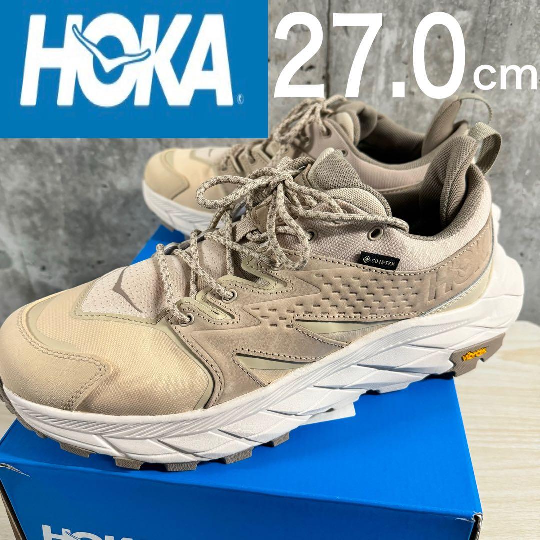 27.0cm U ANACAPA LOW GTX サンドベージュHOKA HOKA ONEONE