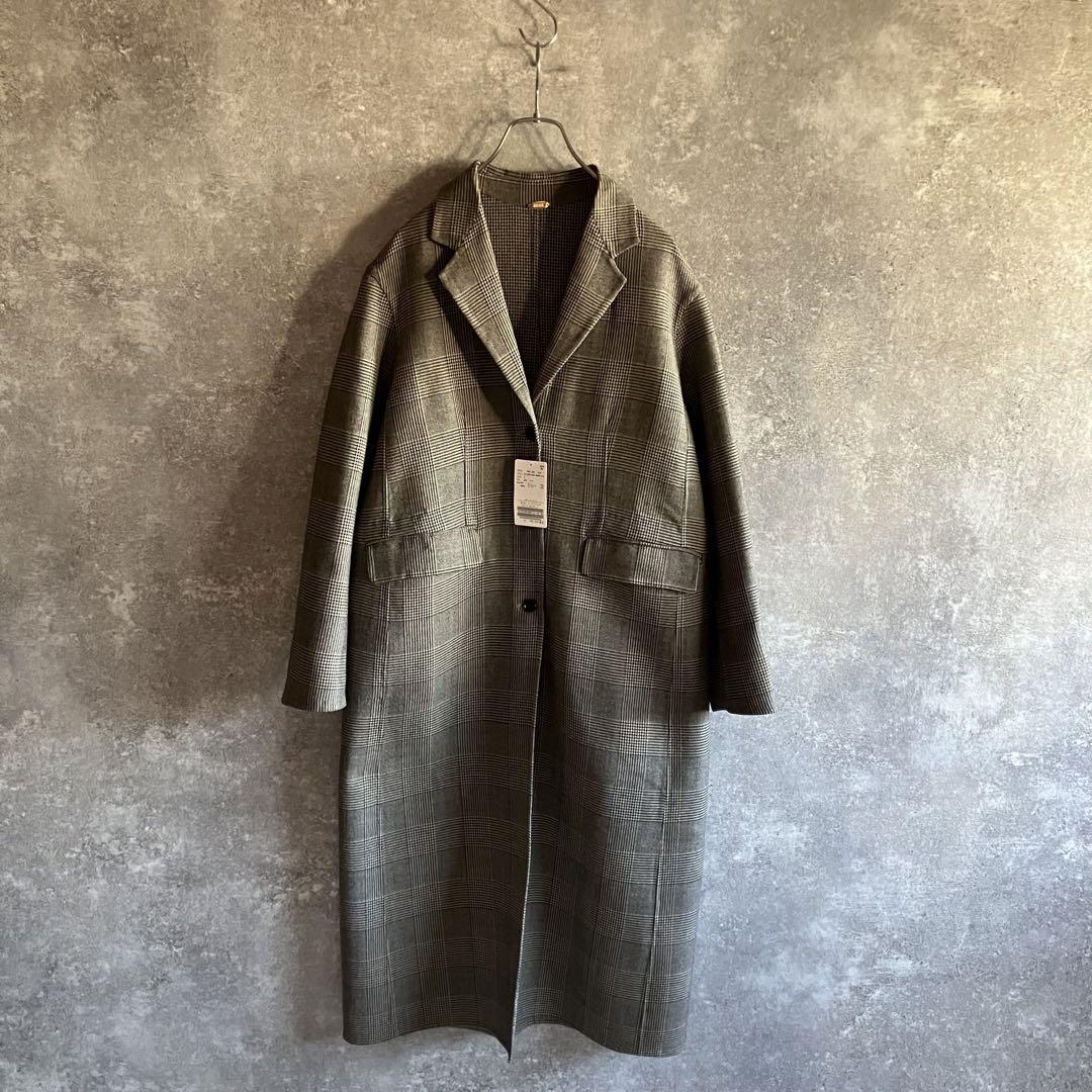 【Deuxieme Classe】タグ付き グレンチェック スプリングコート 31,382円