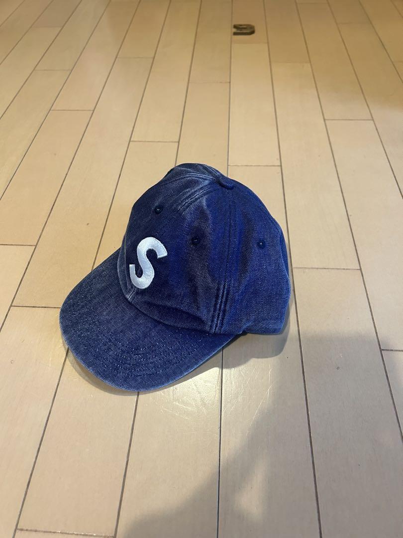 帽子 Supreme Pigment S Logo 6-Panel Navy