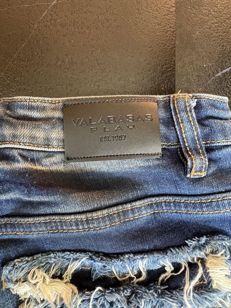 VALABASAS ダメージデニムパンツ