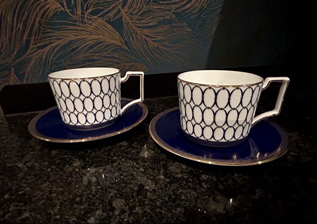 WEDGWOOD RENAISSANCE GOLD ティーカップ・ソーサーセット