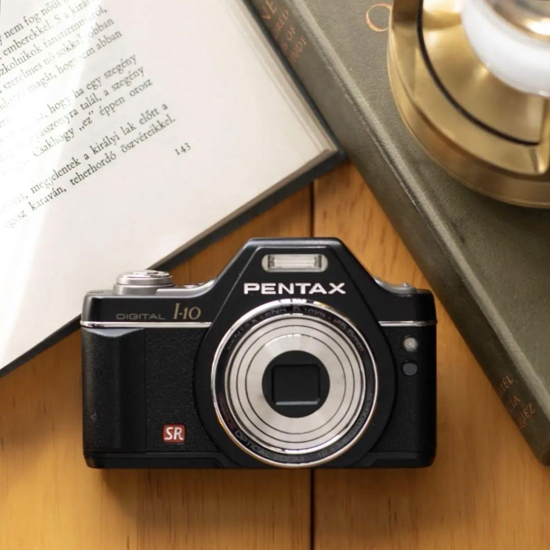 レトロ可愛い❤️PENTAX Optio I-10 コンデジ 美品 動作品 レトロかわいい】【デジカメ】PENTAX Optio I-10