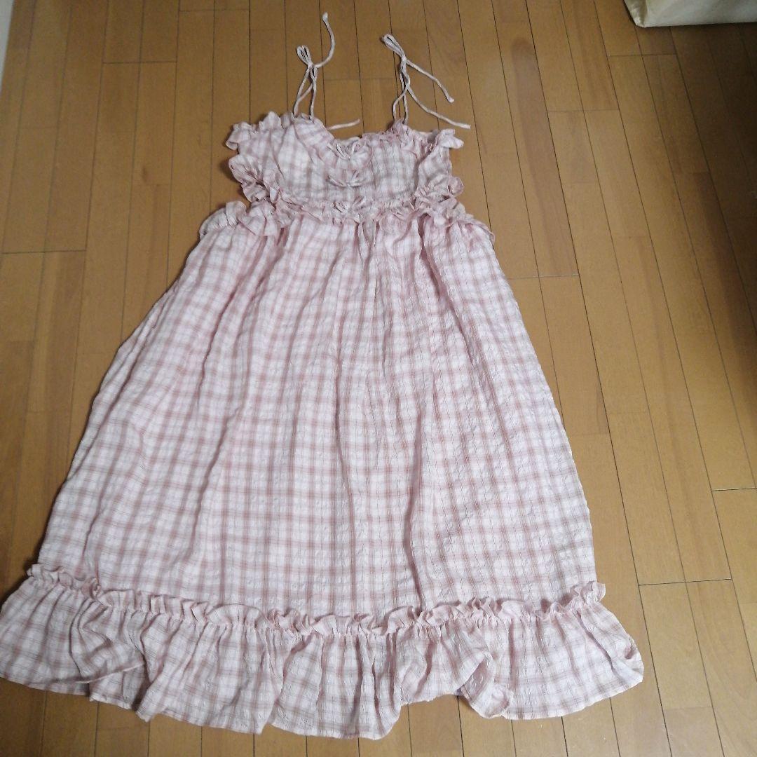 新品merryjenny キャミソールワンピース　ピンク