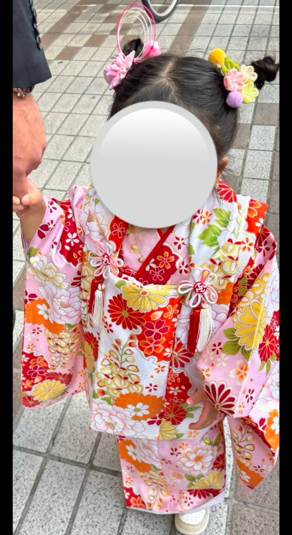 KYOETSU 3歳七五三着物9点セット 髪飾りセット目立った傷や汚れなし