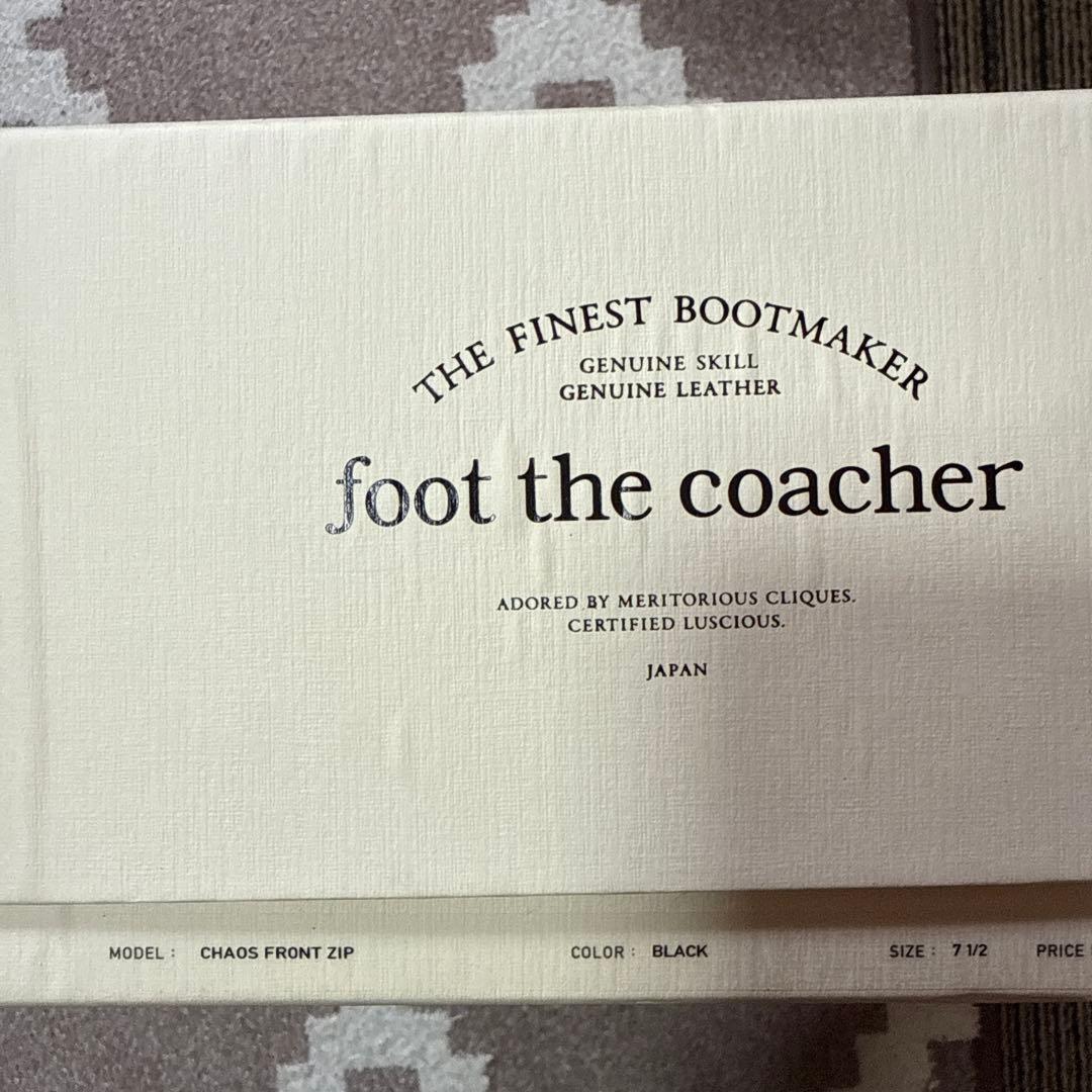 foot the coacher CHAOS FRONT ZIP BLACK