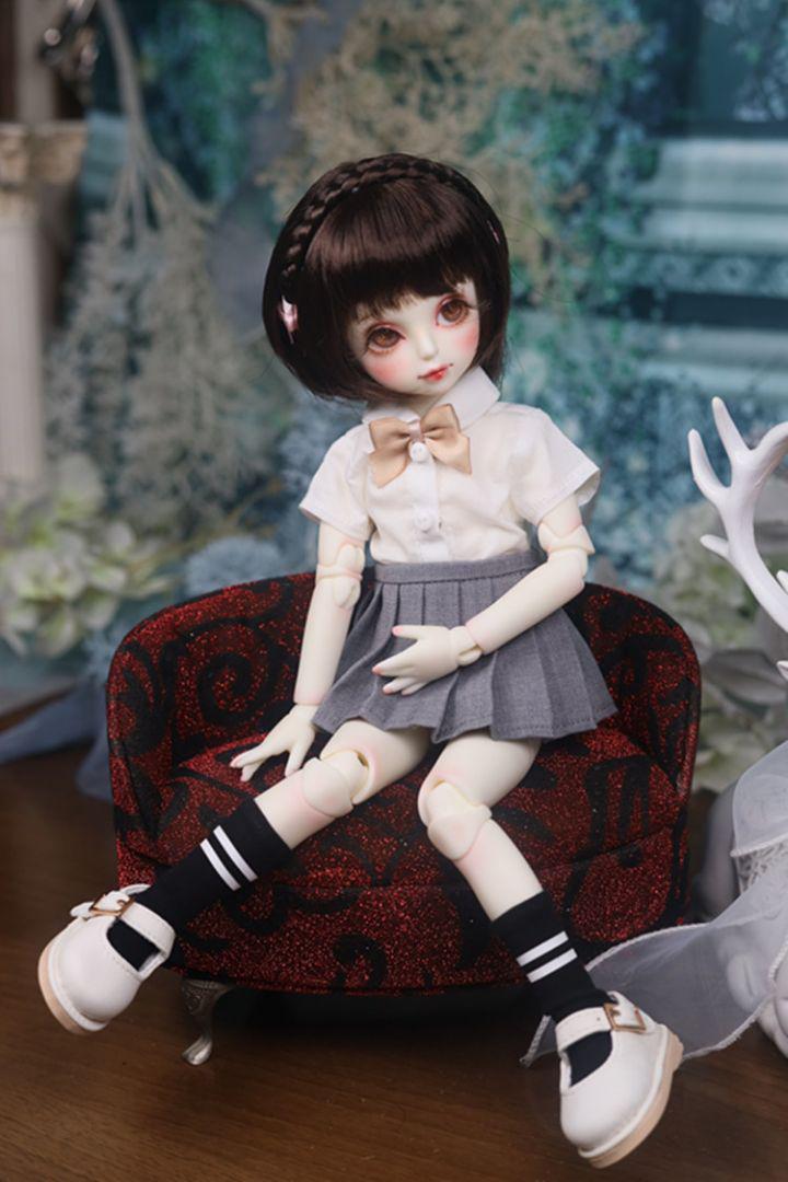 1/6ドール服✾オーダー専用ページ✾22cmドールサイズ✾ 22cmドールサイズ パープルな村娘さん | en croix 1/6スケール