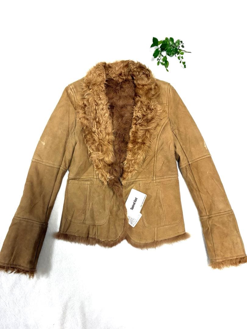 定価46200円 Spiral Girl スパイラルガール 毛皮 ジャケットM・SPIRALGIRL