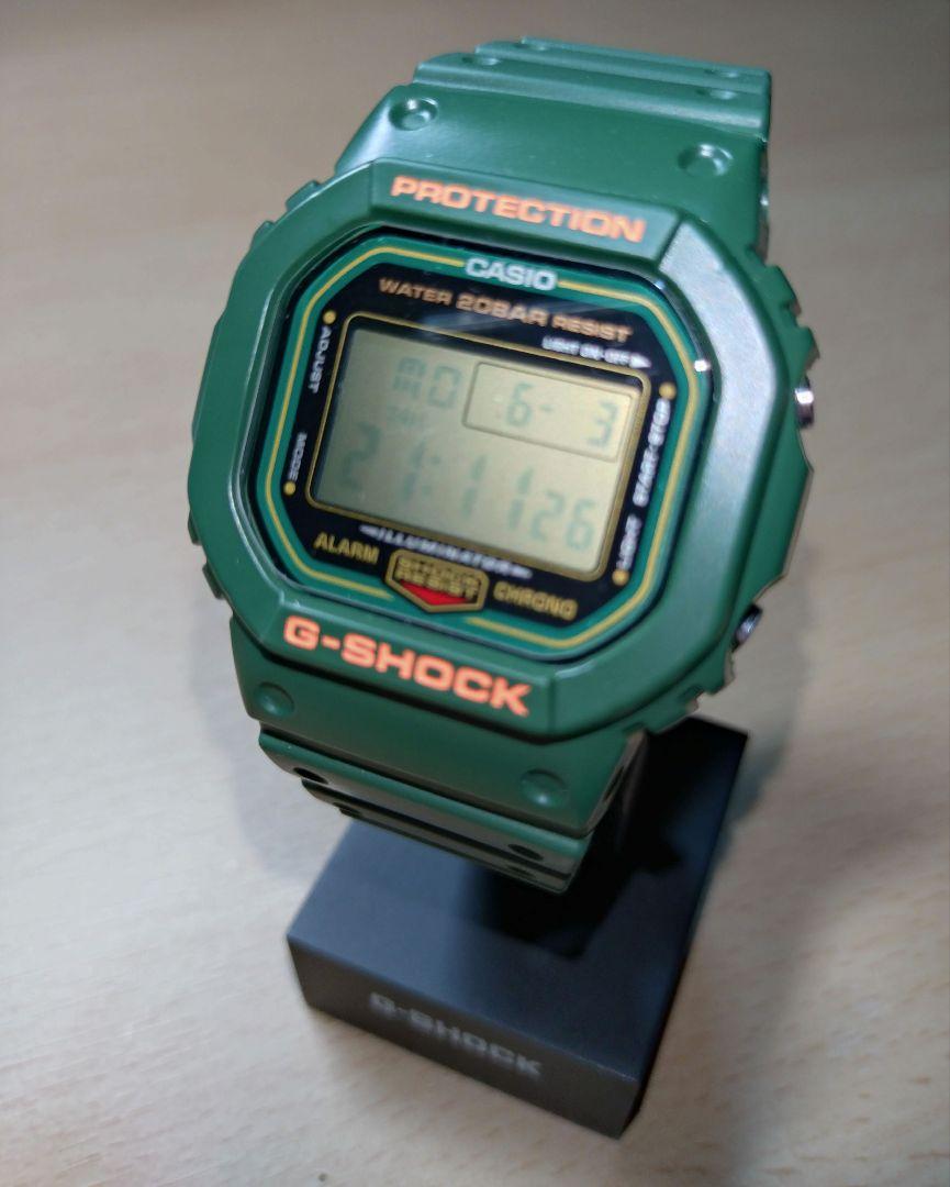 【新品】CASIOG-SHOCK　DW-5600RB-3JF希少カラーGREEN