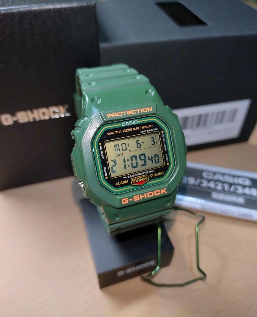 【新品】CASIOG-SHOCK　DW-5600RB-3JF希少カラーGREEN