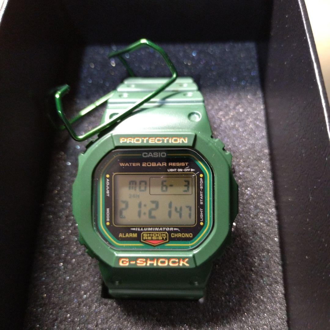 【新品】CASIOG-SHOCK　DW-5600RB-3JF希少カラーGREEN