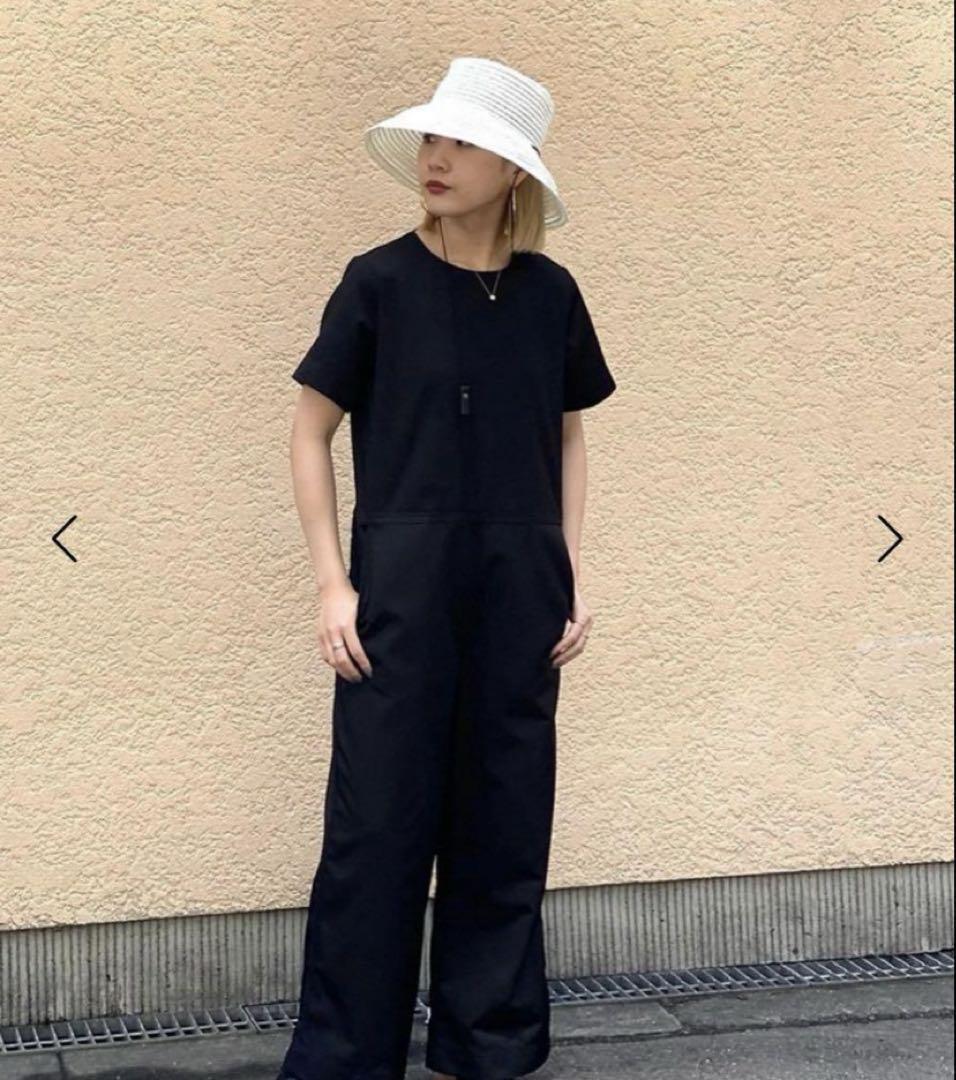 新品odayful / トゥデイフル ハーフスリーブワイドコンビネゾン／36