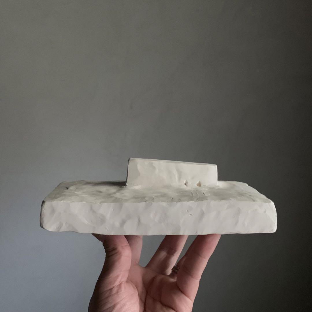 石塑粘土 立体作品 住居 立体 現代美術 オブジェ sculpture 石塑粘土 立体作品 住居 立体 現代美術 オブジェ sculpture