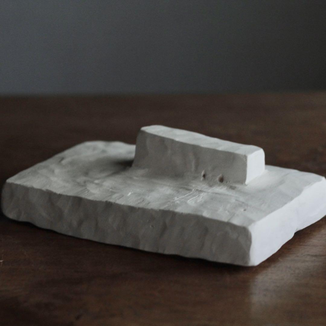 石塑粘土 立体作品 住居 立体 現代美術 オブジェ sculpture 石塑粘土 立体作品 住居 立体 現代美術 オブジェ sculpture