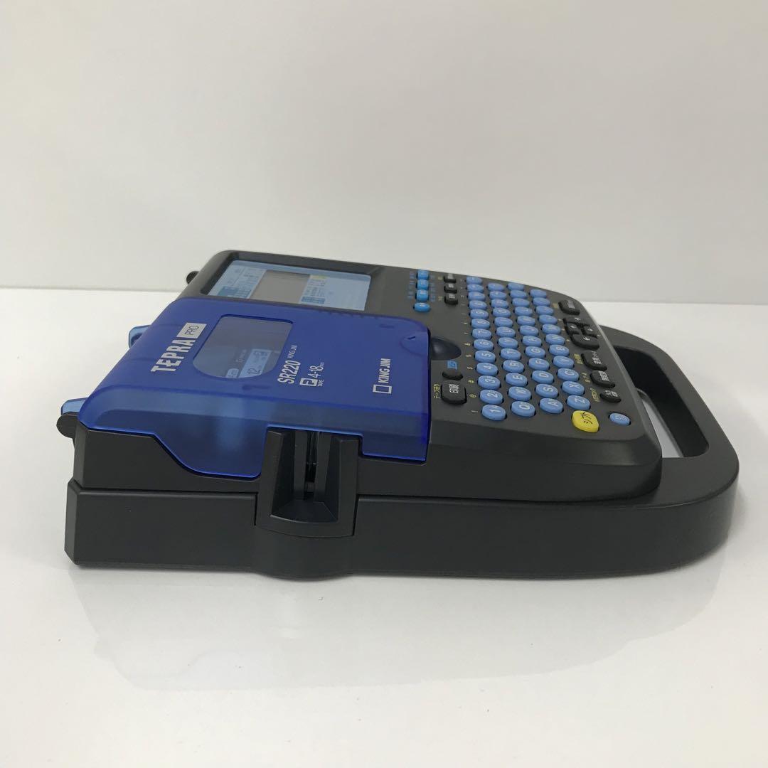 【美品】KING JIM テプラ TEPRA PRO SR220 ラベルライター
