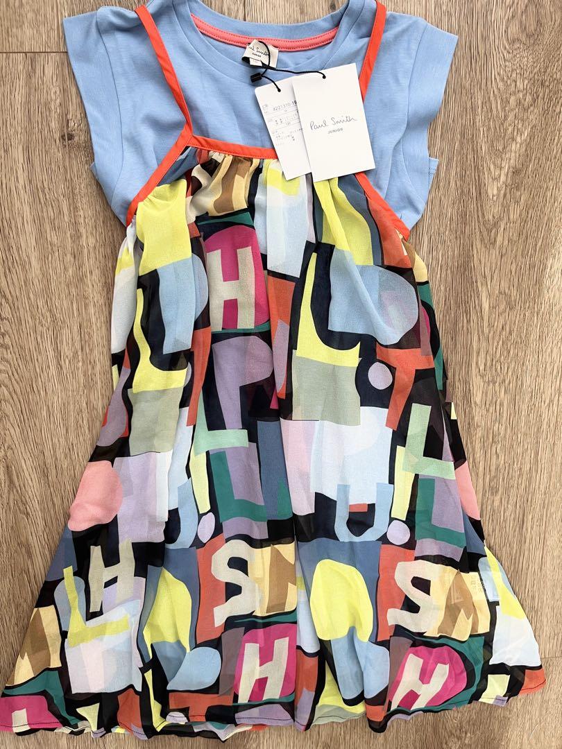 ポール・スミス　ワンピース　120 Paul Smith ポールスミス 未使用 ワンピース 120 130 水色