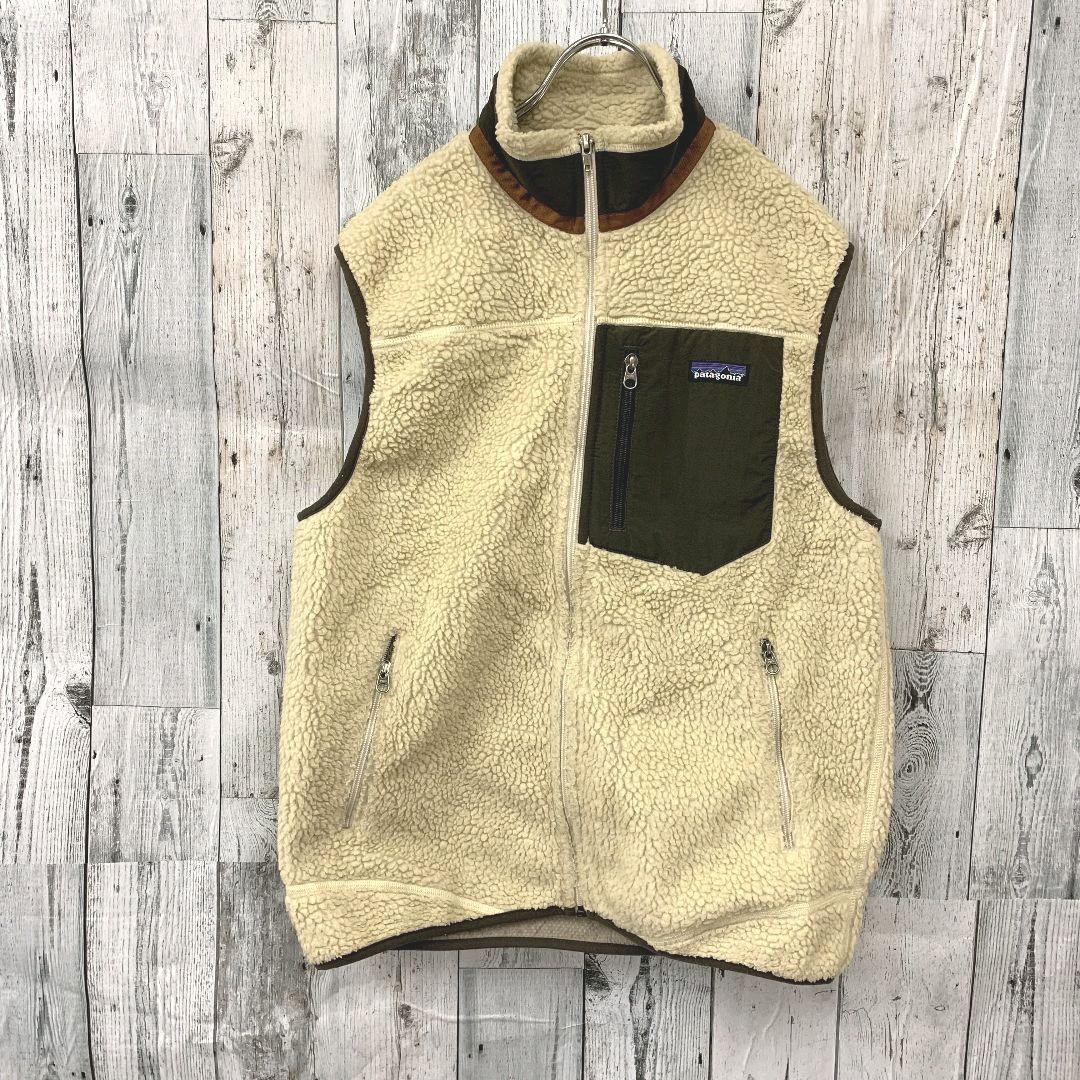 HOT即納 美品90sパタゴニアpatagoniaシンチラフリースベストレトロXホワイト XEgld-m63398288568 好評格安