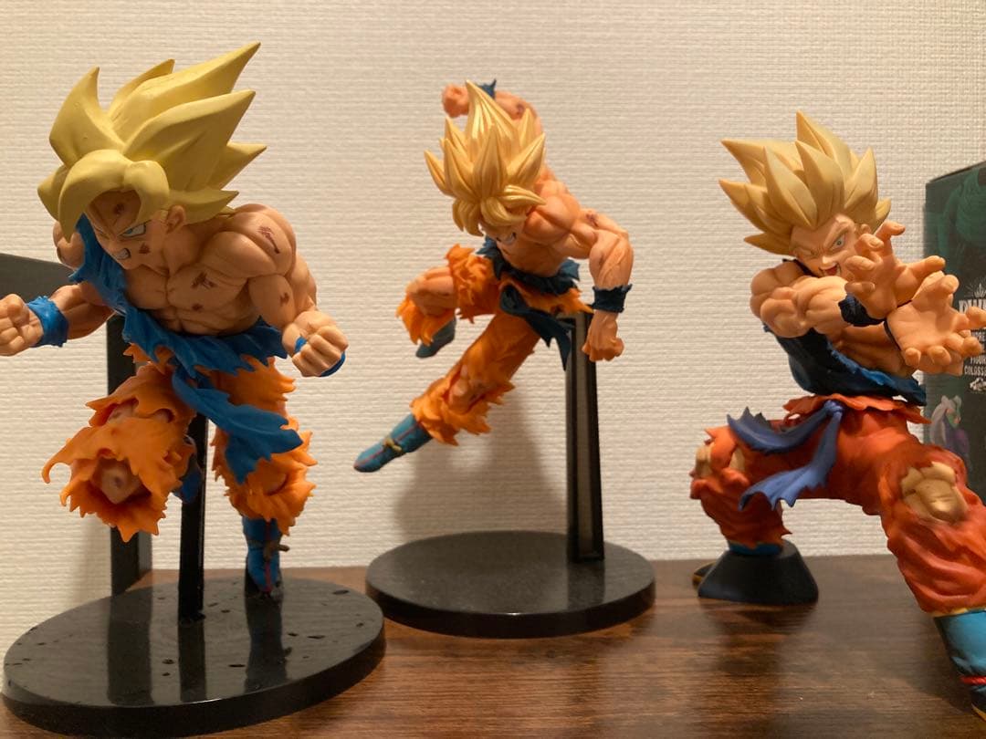 ドラゴンボールフィギュア孫悟空三点セットまとめ売り 新品本物