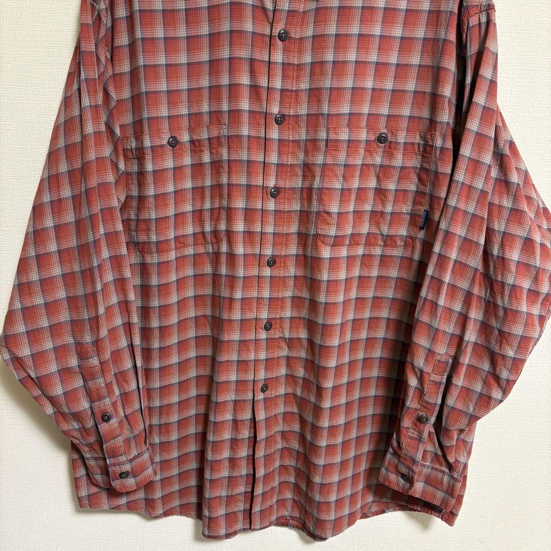 90s ポルトガル製 patagoniaパタゴニア チェック オーガニック